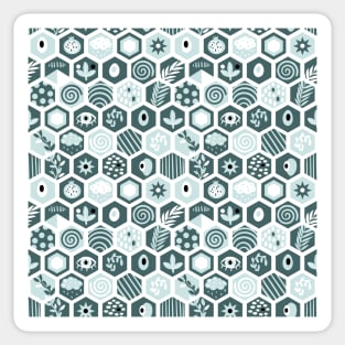 Mint abstract Sticker